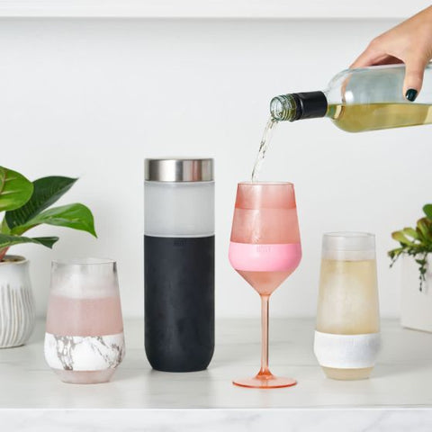 Wine FREEZE Stemmed in Tinted Set (set of 4) by HOST®