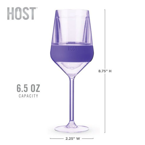 Wine FREEZE Stemmed in Tinted Set (set of 4) by HOST®