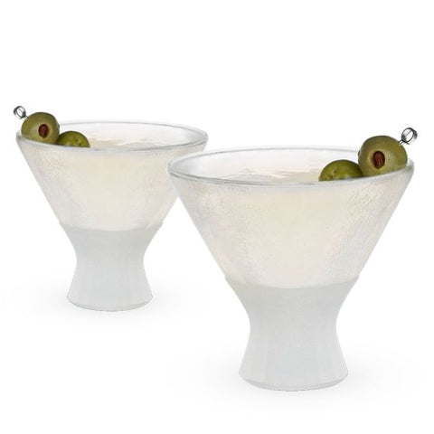 Glass FREEZE™ Martini Glass by HOST® (set of two)