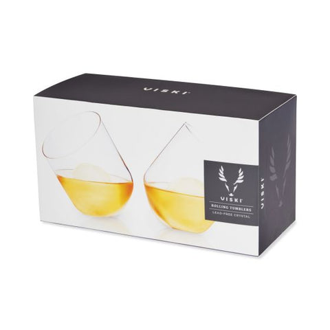 Rolling Crystal Whiskey Tumblers by Viski®