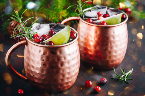 Cranberry Christmas Mule: A Festive Twist on the Classic