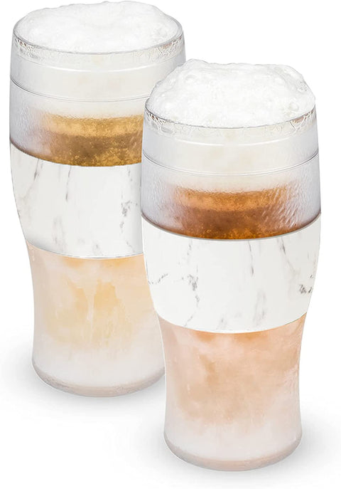 Beer FREEZE™ Cooling Cups in Black (set of 2) by HOST®