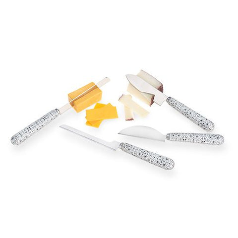 Tiles Cheese Knife by Twine Living® (Set of 4)