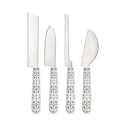 Tiles Cheese Knife by Twine Living® (Set of 4)