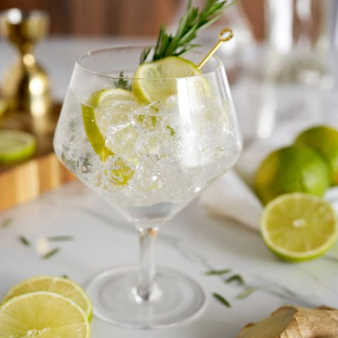 Angled Crystal Gin & Tonic Glasses by Viski®