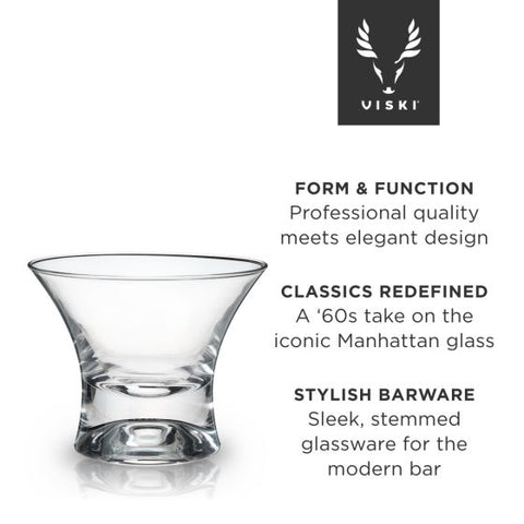 Crystal Manhattan Glasses by Viski®