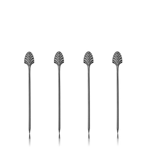 Gunmetal Deco Cocktail Picks by Viski®