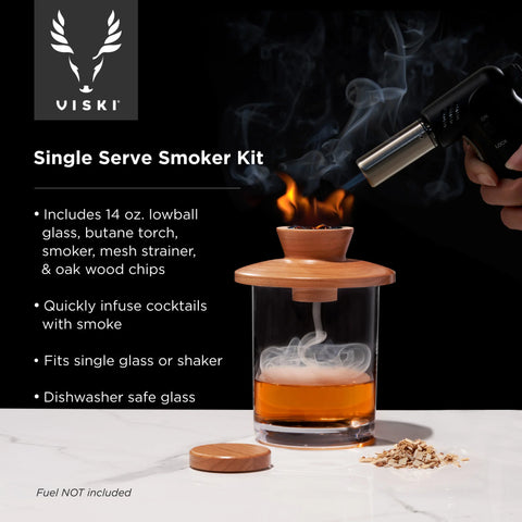 4 Piece Single Serve Smoker Kit by Viski®
