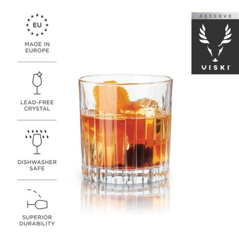 Reserve European Crystal DOF Tumblers by Viski®