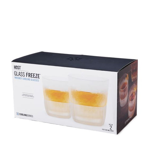 Glass FREEZE™ Whiskey Glass (set of two) by HOST®