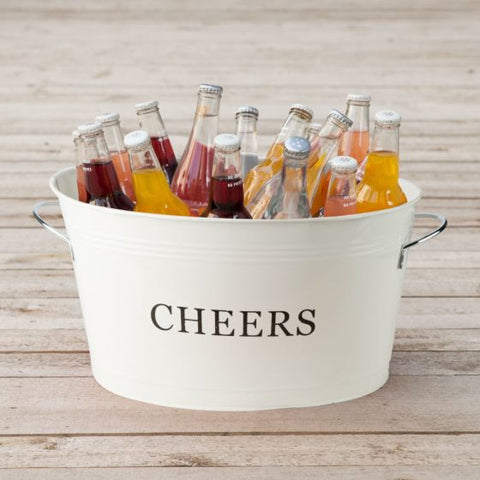 Cheers Galvanized Metal Tub by Twine®