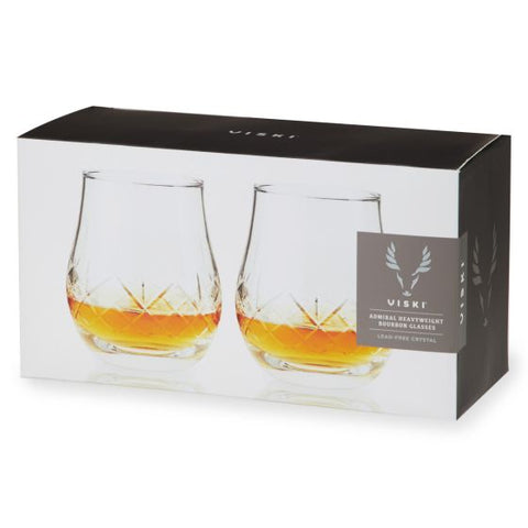 Admiral Heavyweight Bourbon Glasses by Viski