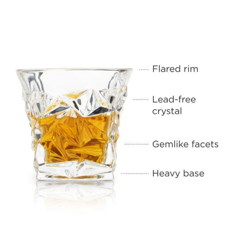 Prism Crystal Whiskey Tumblers by Viski®