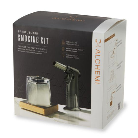 Alchemi Barrel Board Smoking Set by Viski