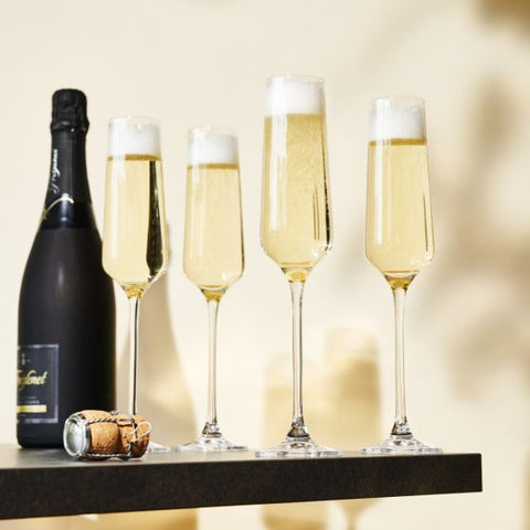 Reserve European Crystal Champagne Flutes by Viski®