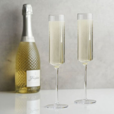 Laurel Champagne Flutes by Viski