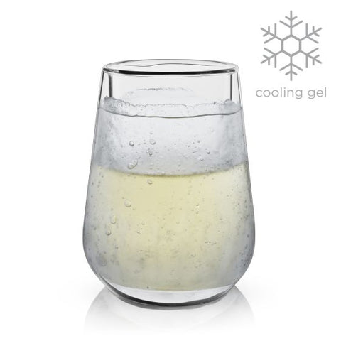 Glacier™ Double-Walled Chilling Wine Glass by Viski®