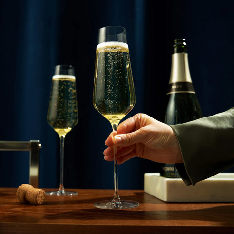 Reserve Liminal Ultralight Champagne Flutes by Viski® (Set of 4)