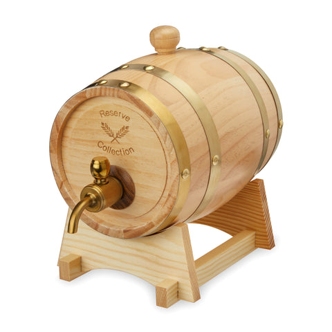 Whiskey Barrel Drink Dispenser by Foster & Rye™