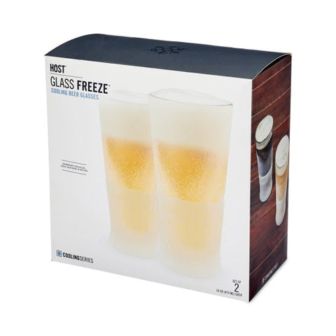 Beer FREEZE™ Cooling Cups in Black (set of 2) by HOST®