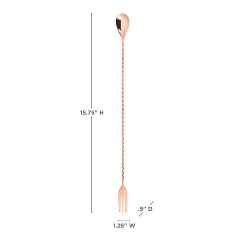 Copper Trident Barspoon by Viski®