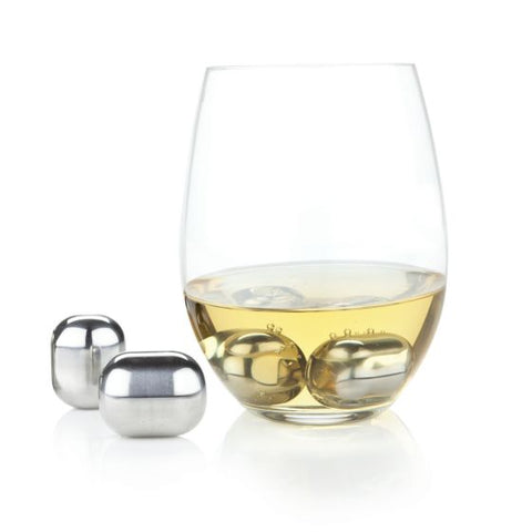 Glacier Rocks® Stainless Steel Wine Globes by Viski®