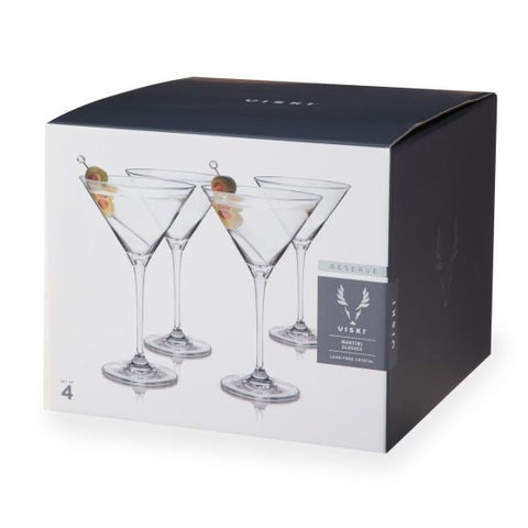 Reserve European Crystal Martini Glasses by Viski®