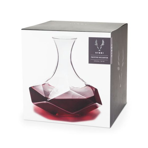 Faceted Crystal Wine Decanter by Viski®