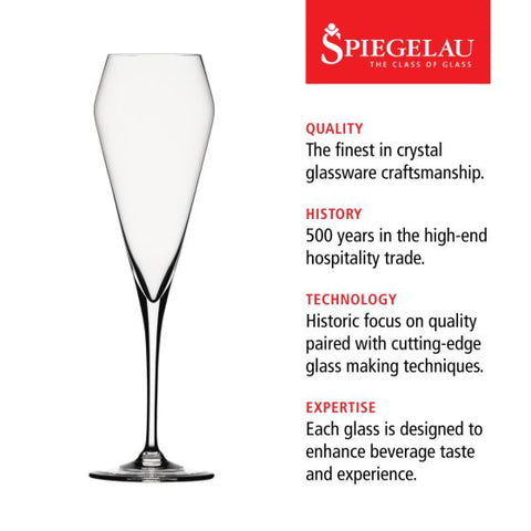 Spiegelau Willsberger 8.5 oz Champagne flute (set of 4)