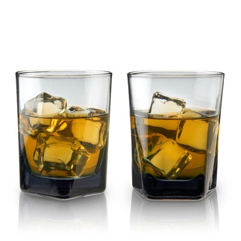 Smoke Double Old Fashioned Glasses by Viski®