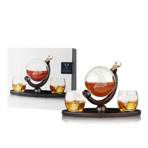 Globe Decanter & Whiskey Tumblers Set by Viski®