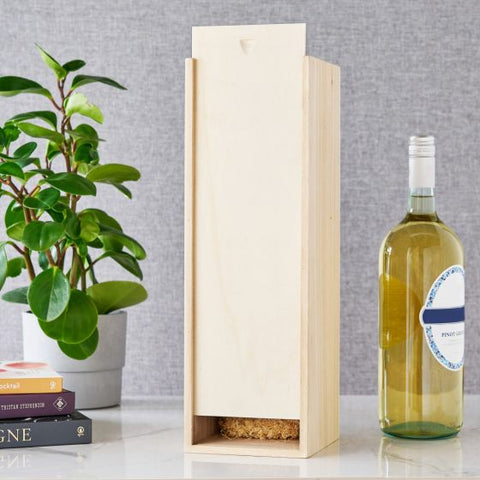 Magnum Wooden Wine Box by Twine®