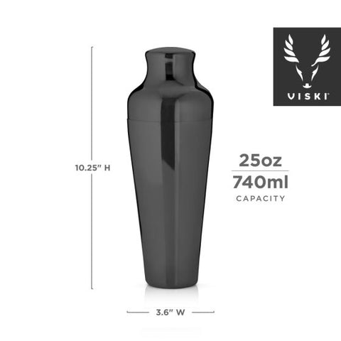 Gunmetal Parisian Cocktail Shaker by Viski®