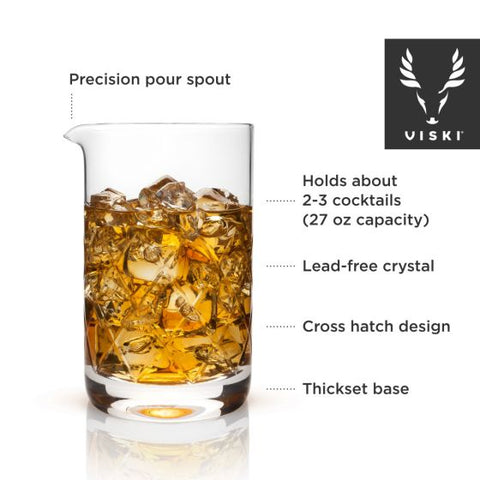 Extra Large Crystal Mixing Glass by Viski®