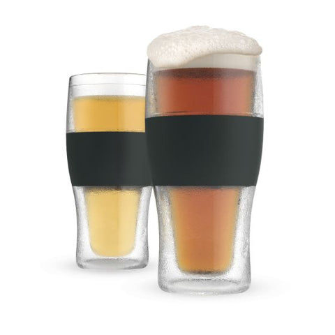 Beer FREEZE™ Cooling Cups in Black (set of 2) by HOST®