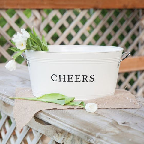 Cheers Galvanized Metal Tub by Twine®