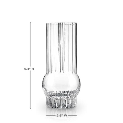 Deco Crystal Highball Glasses by Viski®