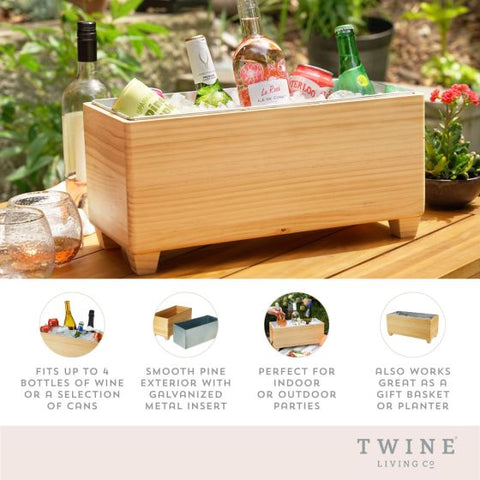 Wooden Beverage Tub by Twine Living®