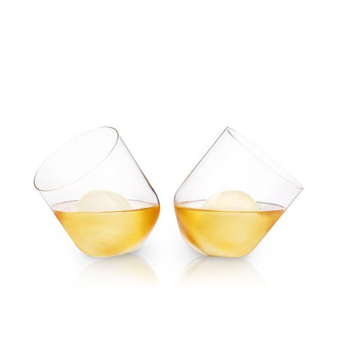 Rolling Crystal Whiskey Tumblers by Viski®