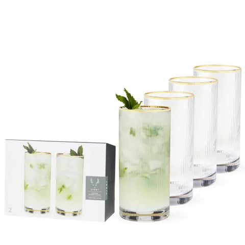 Meridian Highball Glasses by Viski