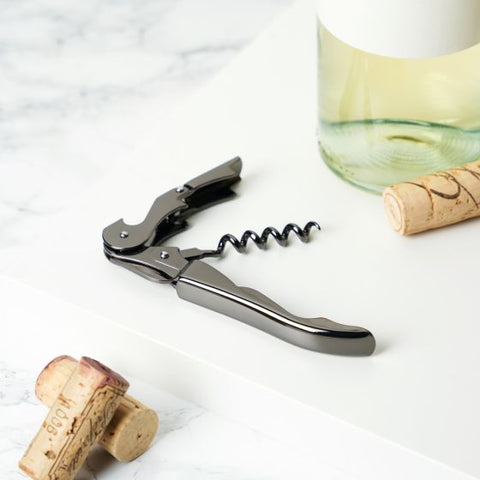 Gunmetal Signature Double Hinged Corkscrew by Viski®