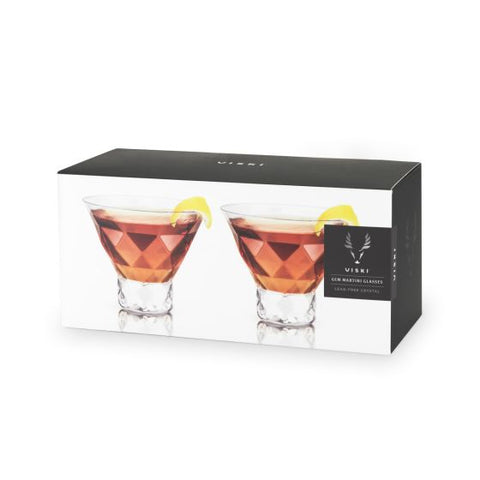 Gem Crystal Martini Glasses by Viski®