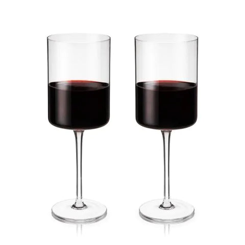 Laurel Red Wine Glasses by Viski