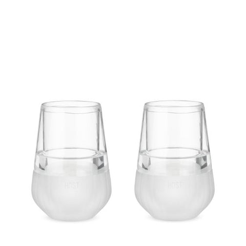 Glass FREEZE™ Wine Glass (set of two) by HOST®