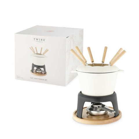 Cast Iron Fondue Set by Twine®