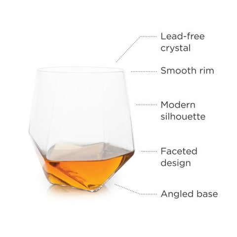 Faceted Crystal Tumblers by Viski®