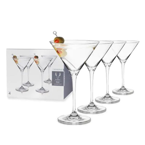 Reserve European Crystal Martini Glasses by Viski®