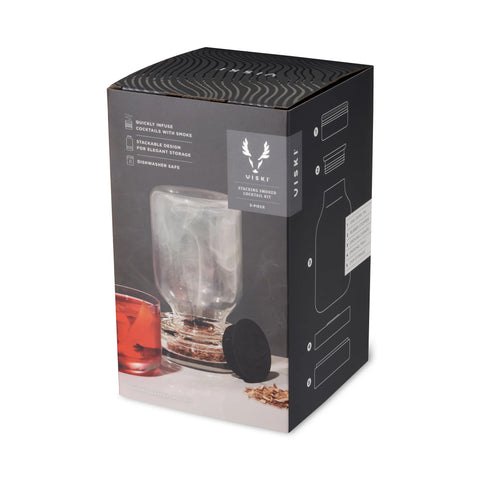 5 Piece Stacking Smoked Cocktail Kit by Viski®