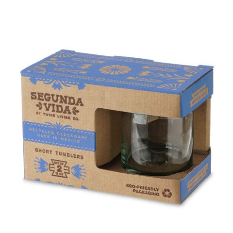 Primavera Recycled Short Tumbler Set by Twine Living