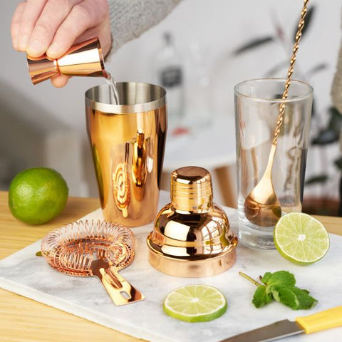 Copper Barware Set by True